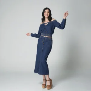 Falda Denim Slim Jari