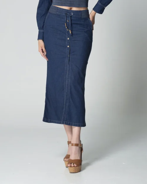 Falda Denim Slim Jari