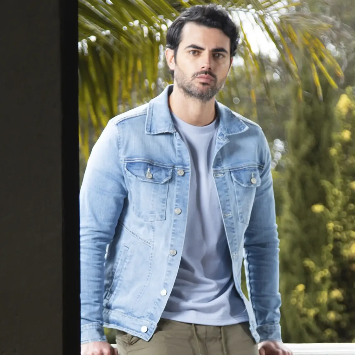 Chaqueta Denim Clasica Slim Italia
