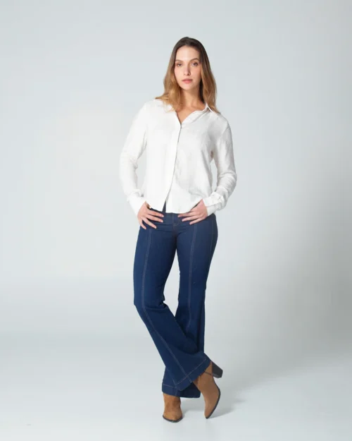 Blusa Camisera Slim Indiry