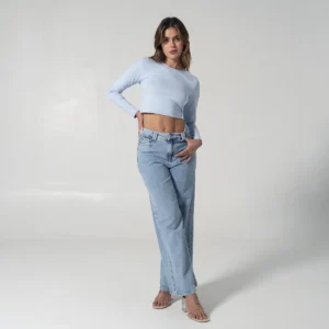 Blusa Crop Top Slim Miki