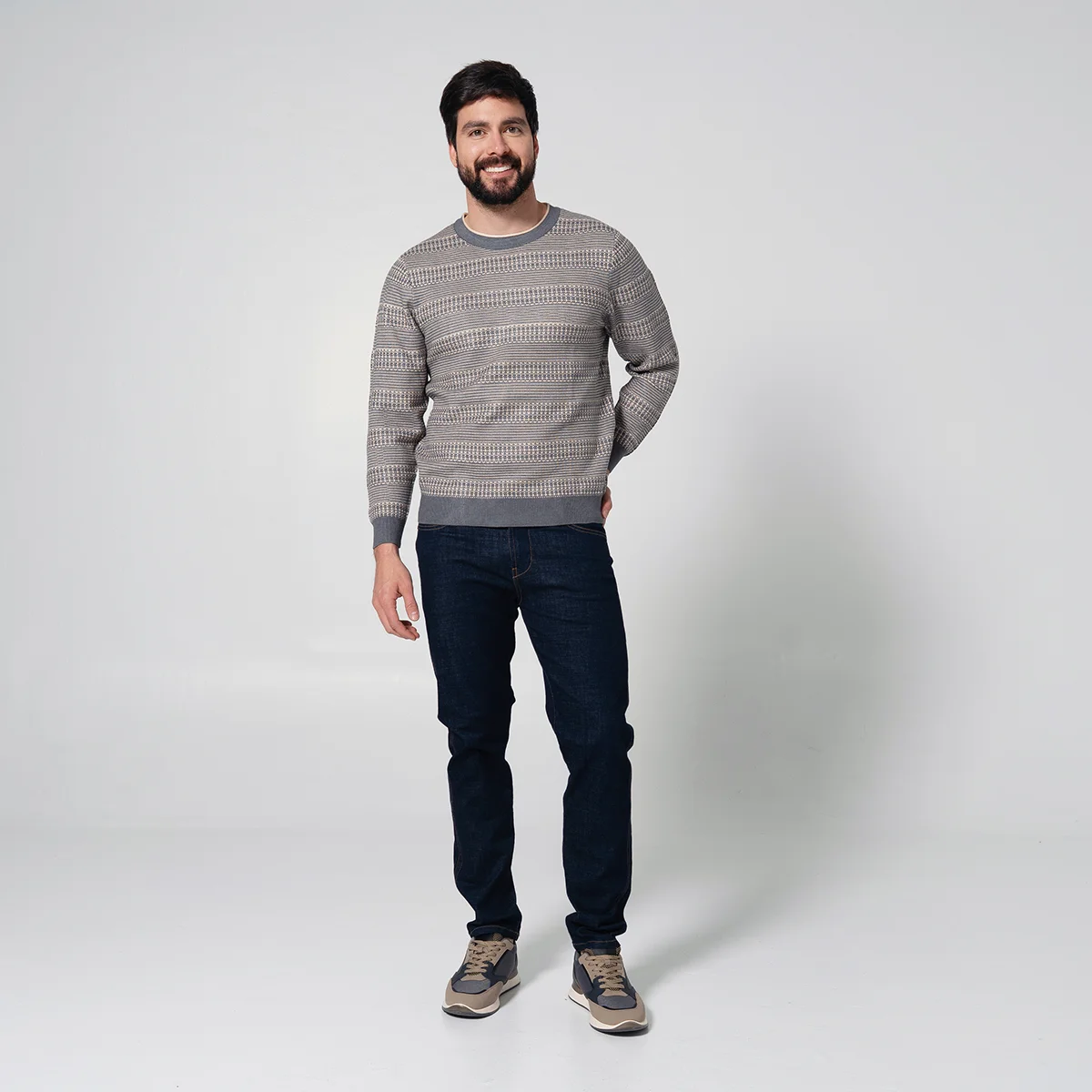 Buzo Tejido Cuello Redondo Spod