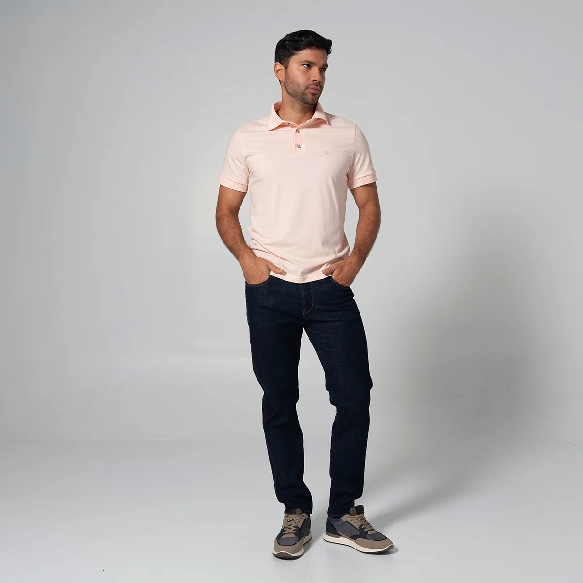 Camiseta Polo Slim Cash