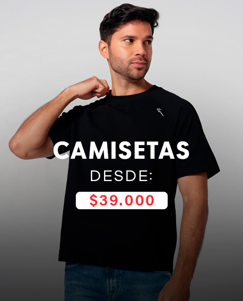 Venta cruzada - Hombre - camisetas desde $39,000