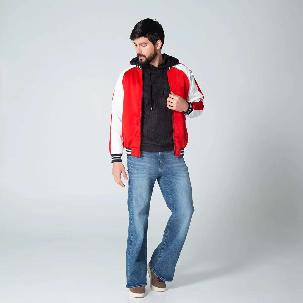 Chaqueta Beisbolera Regular Brand