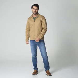 Chaqueta Regular Cuello Alto Zam