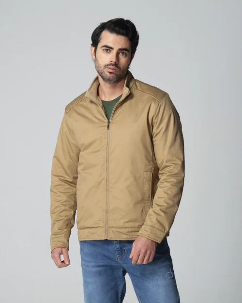 Chaqueta Regular Cuello Alto Zam