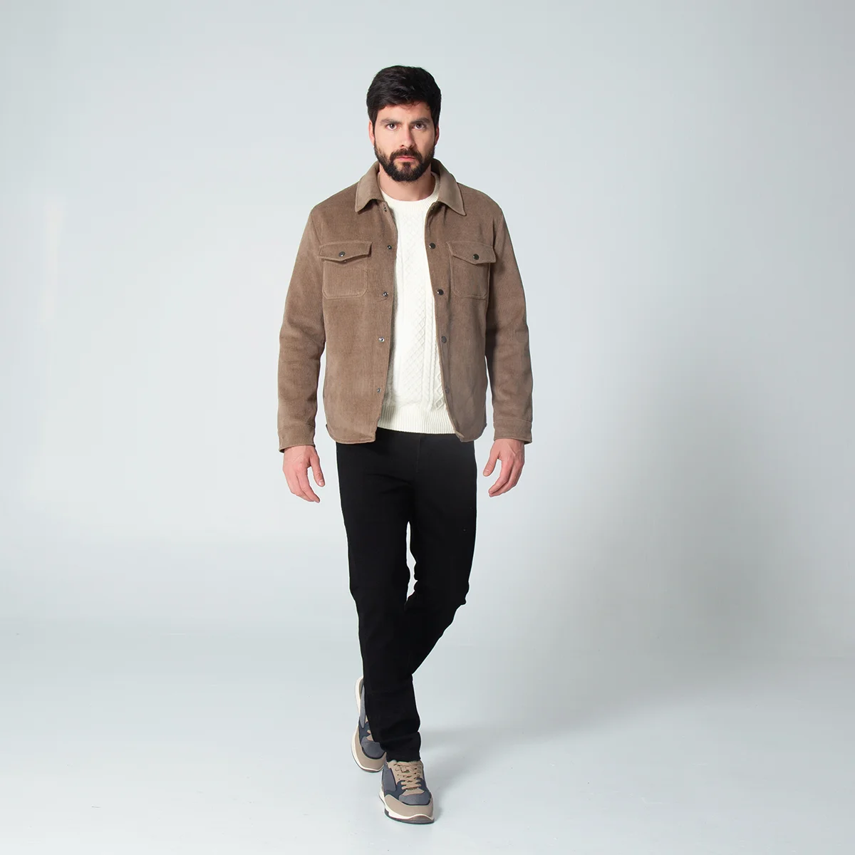 Chaqueta Regular Doble Faz Bou