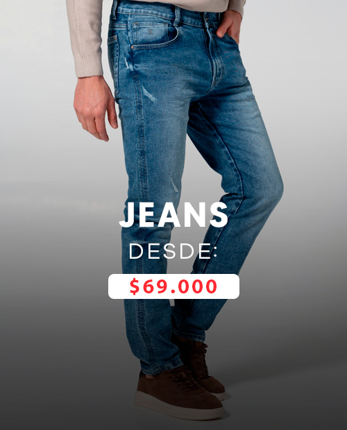 Venta cruzada - Hombre - Jeans desde $69000