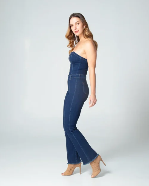 Jean Denim Enterizo Straight Muss