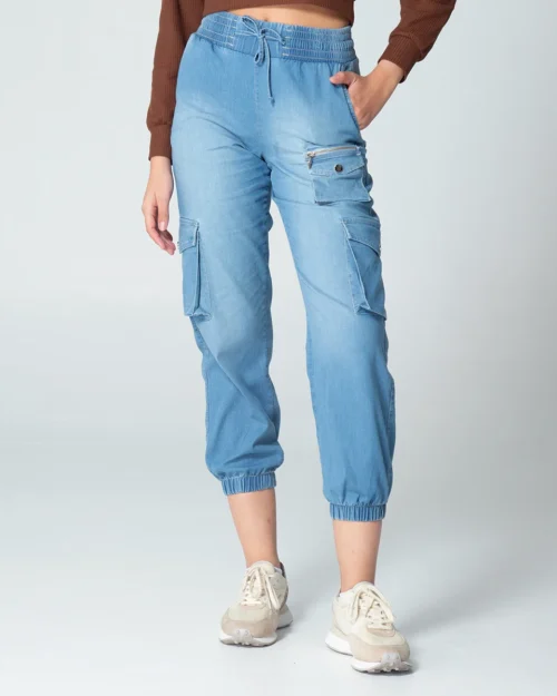 Pantalon Denim Jogger Roxana