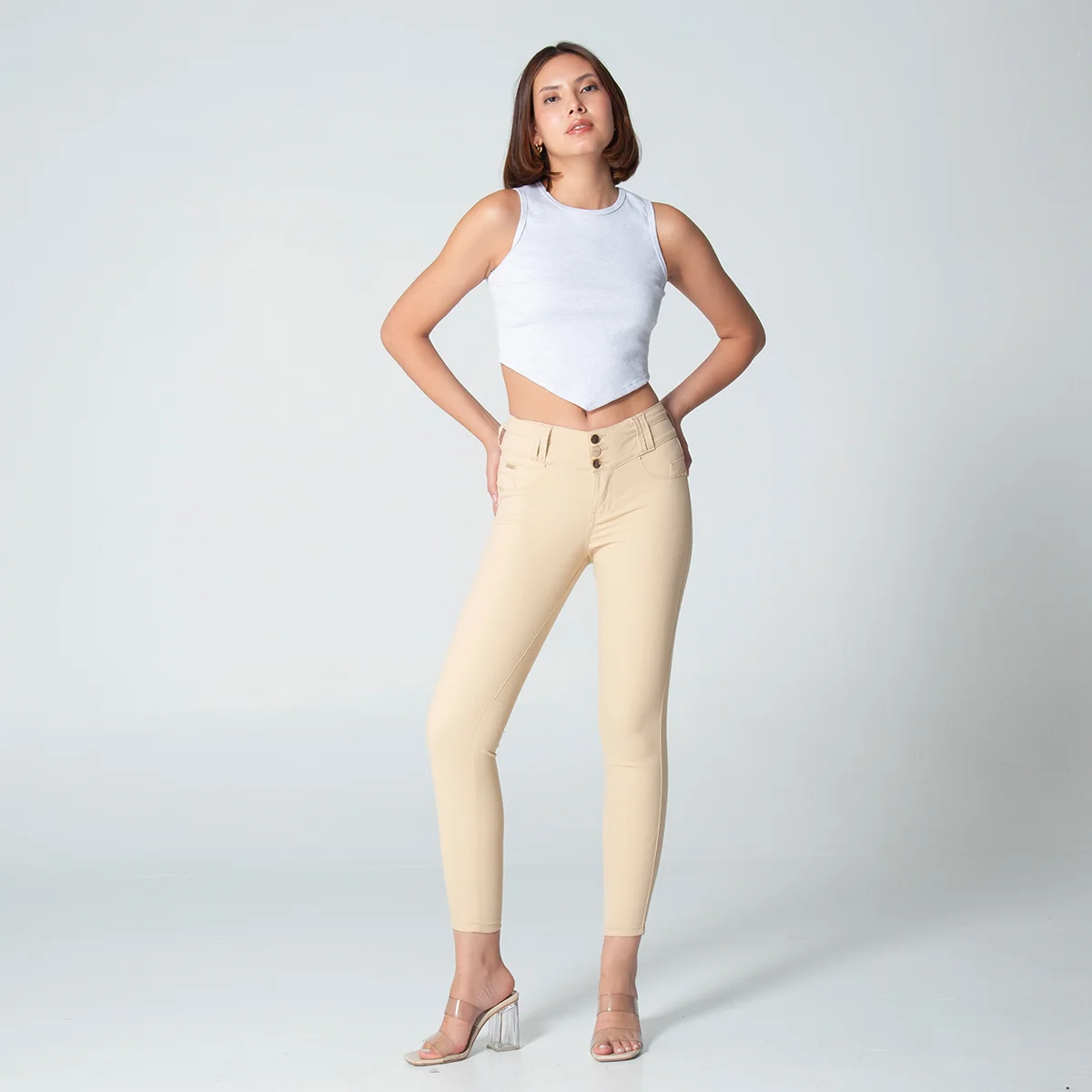 Pantalon Dril Skinny Costell