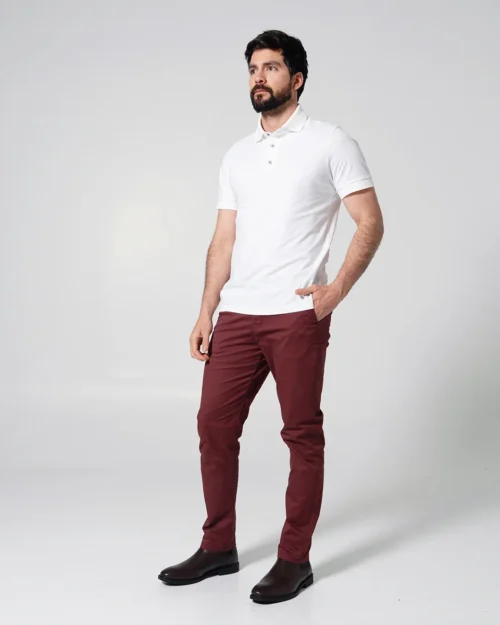 Pantalon Dril Slim Poly