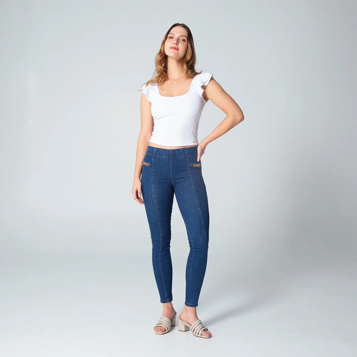 Pantalon Jeggins Denim Skinny Lennox