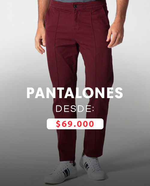 Venta cruzada - Hombre - pantalones desde $69,000