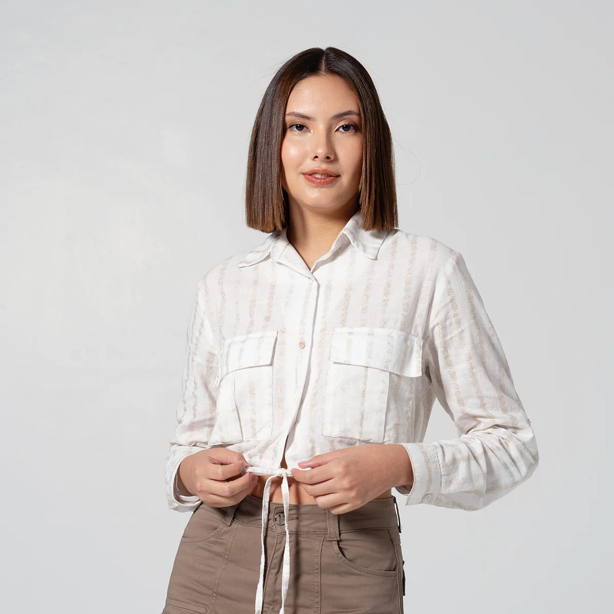 Blusa Manga Larga Slim Emma