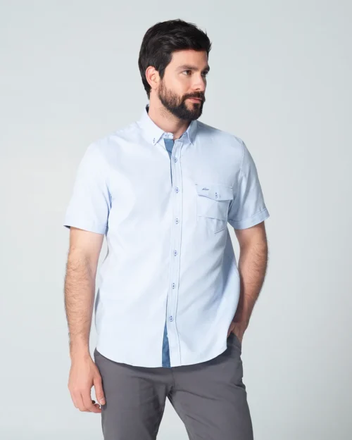 Camisa Casual Manga Corta Doux