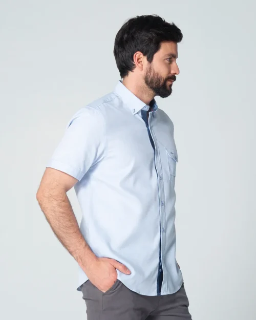 Camisa Casual Manga Corta Doux