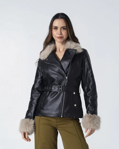 Chaqueta Sintetica Biker Slim Rails
