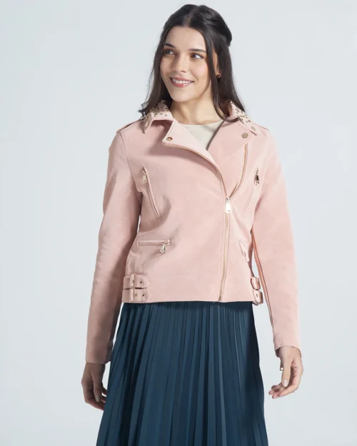 Chaqueta Sintetica Biker Slim Suecia