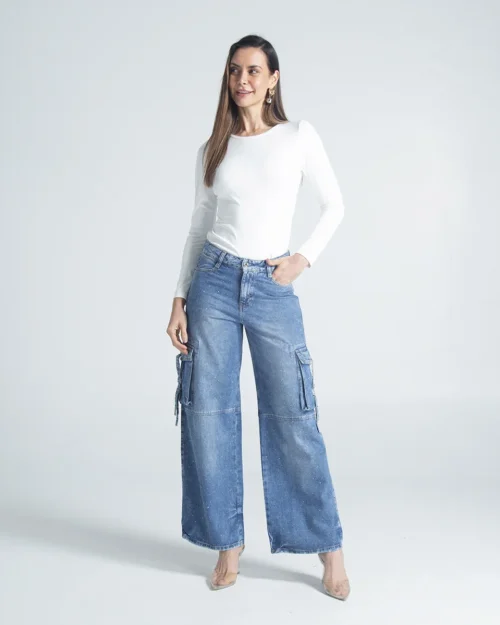 Jean Cargo Wide Leg Penelope