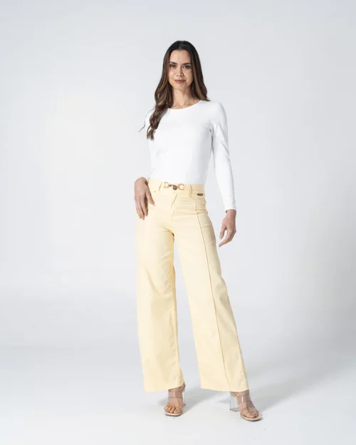 Pantalon Casual Wide Leg Grandx