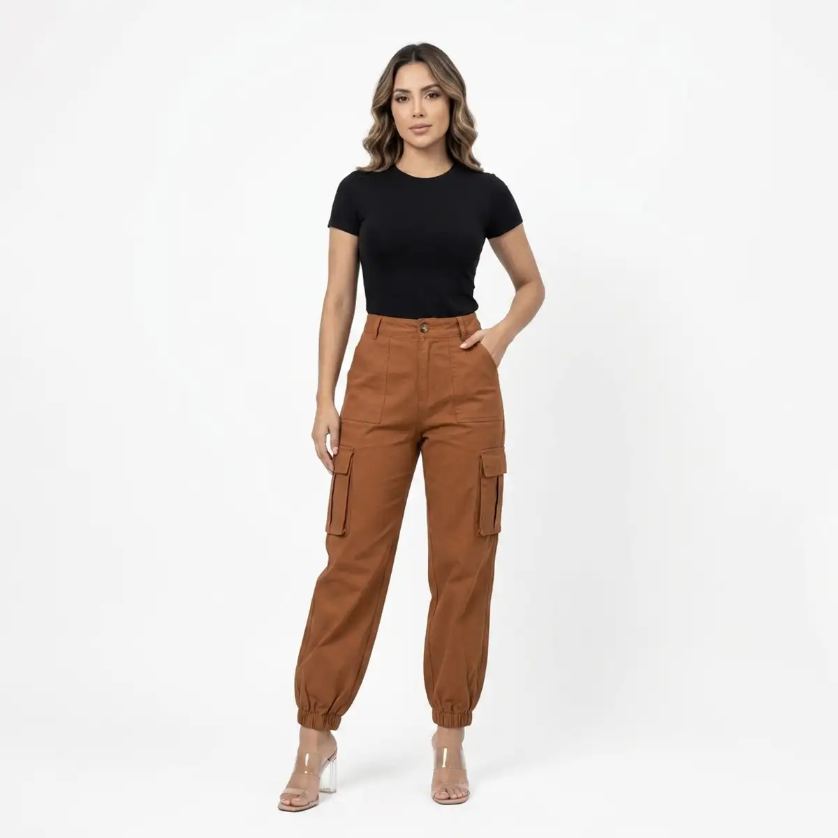 Pantalon Dril Cargo Jogger Brad