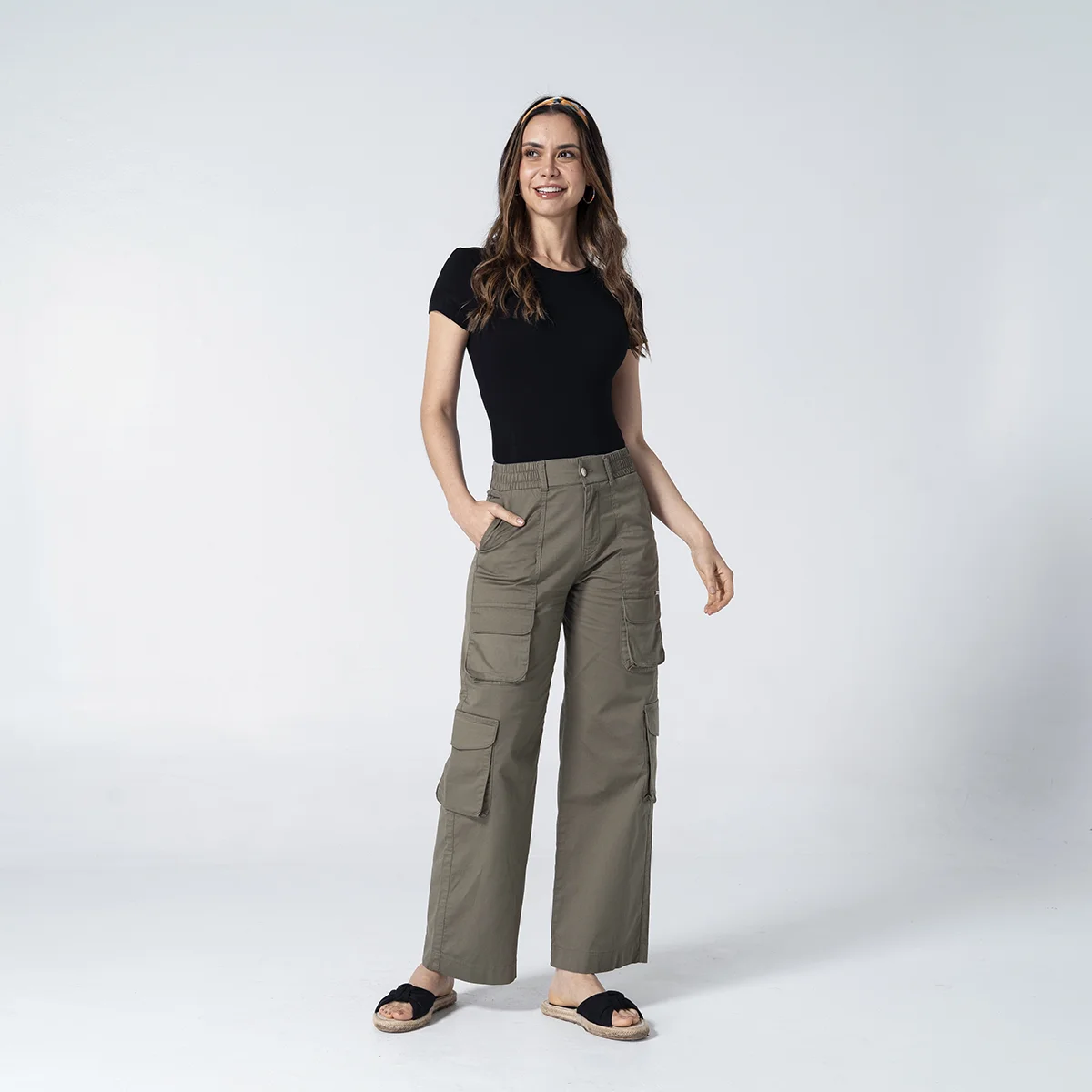 Pantalon Dril Wide Leg Stradx