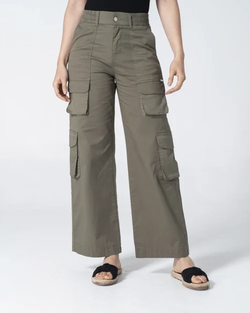 Pantalon Dril Wide Leg Stradx