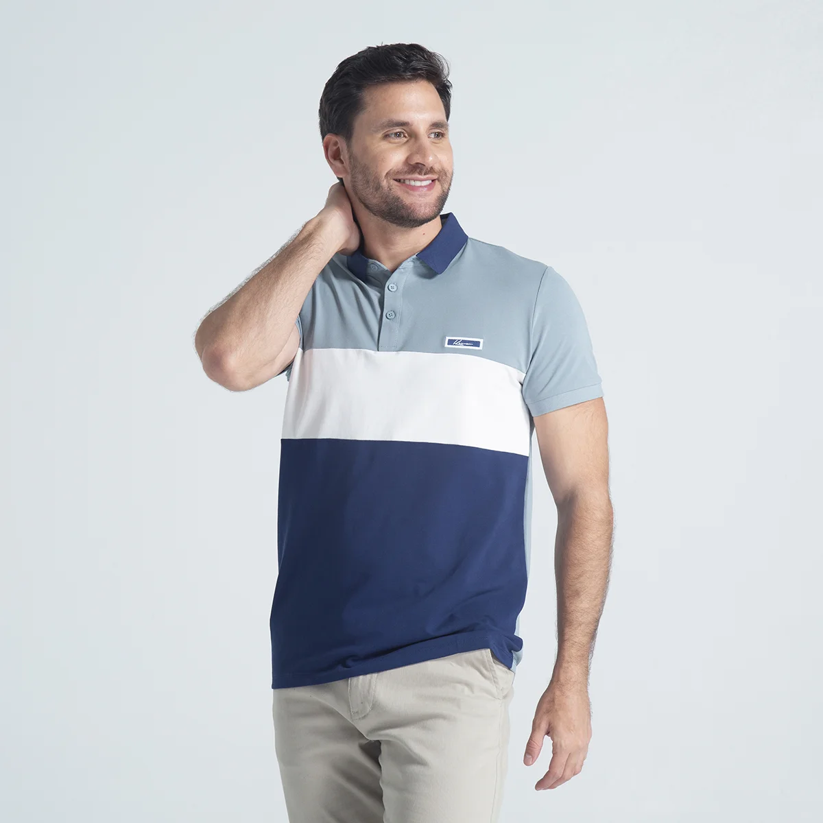Camiseta Polo Slim Stonger