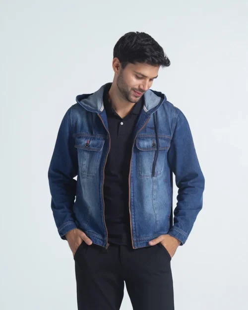 Chaqueta Hoddie Denim Regular Prime