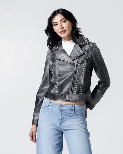 Chaqueta Sintetica Biker Ambared