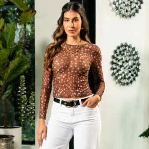 Blusa Manga Larga Slim Deeryx