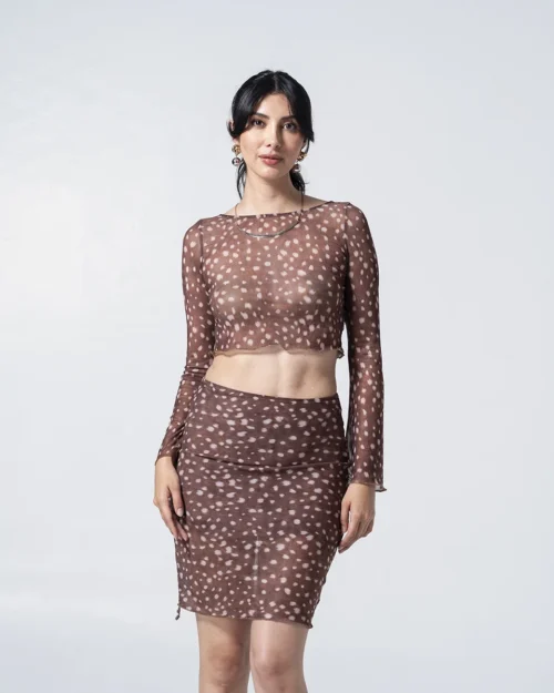 Blusa Crop Slim Deerx