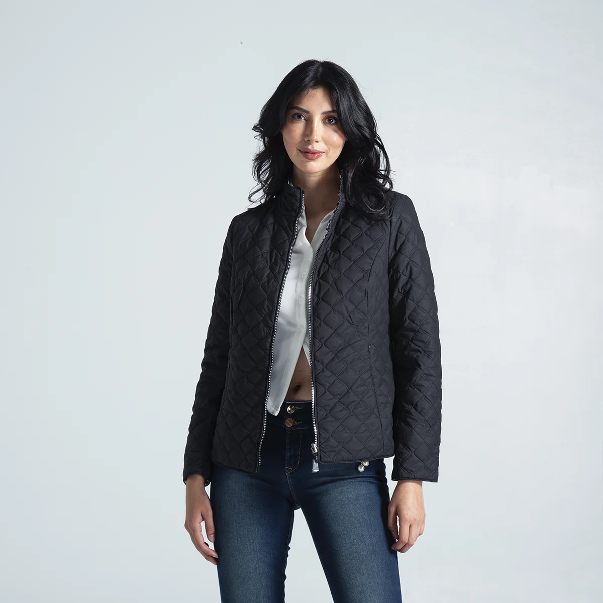Chaqueta Doble Faz Regular Fiore