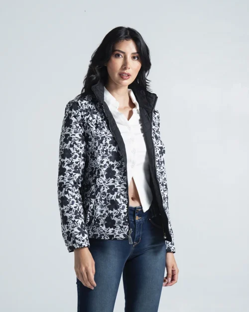 Chaqueta Doble Faz Regular Fiore