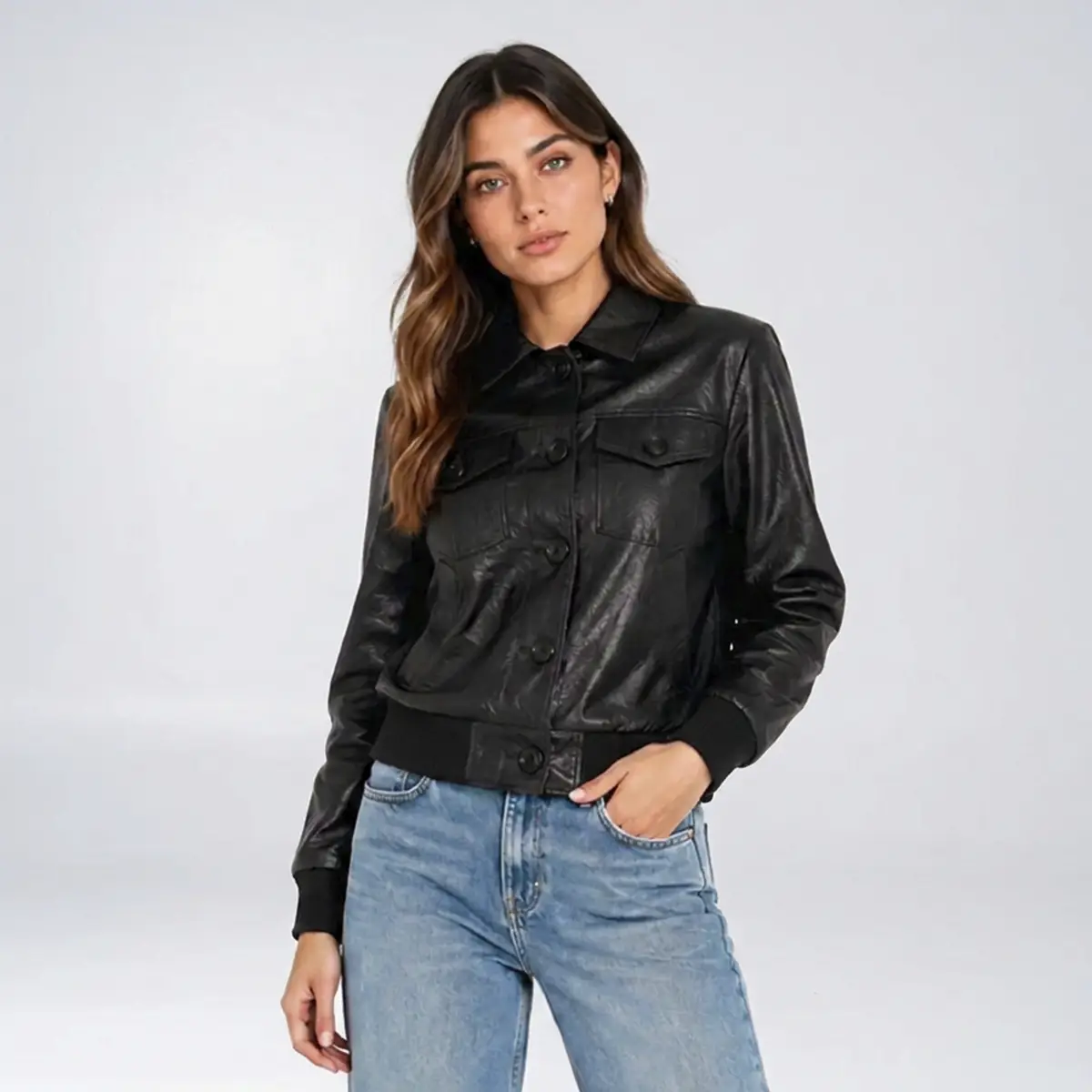 Chaqueta Sintetica Regular Xue