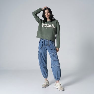 Buzo Tejido Oversize Usa