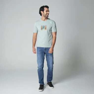Camiseta Regular Cuello Redondo Moment