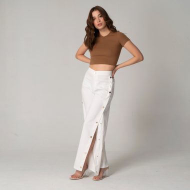 Pantalon Dril Wide Leg Clavel